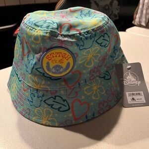Disney Stitch Kids Bucket Hat - Blue and Yellow. Unisex
